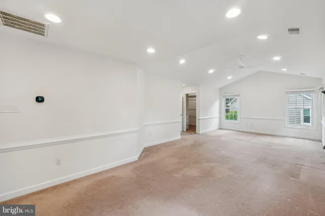 a view of an empty room