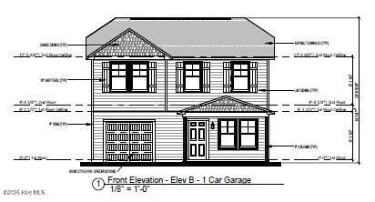 105 West Sater Street Pinetops, NC 27864 - Photo 2 of 25 Front Elevation