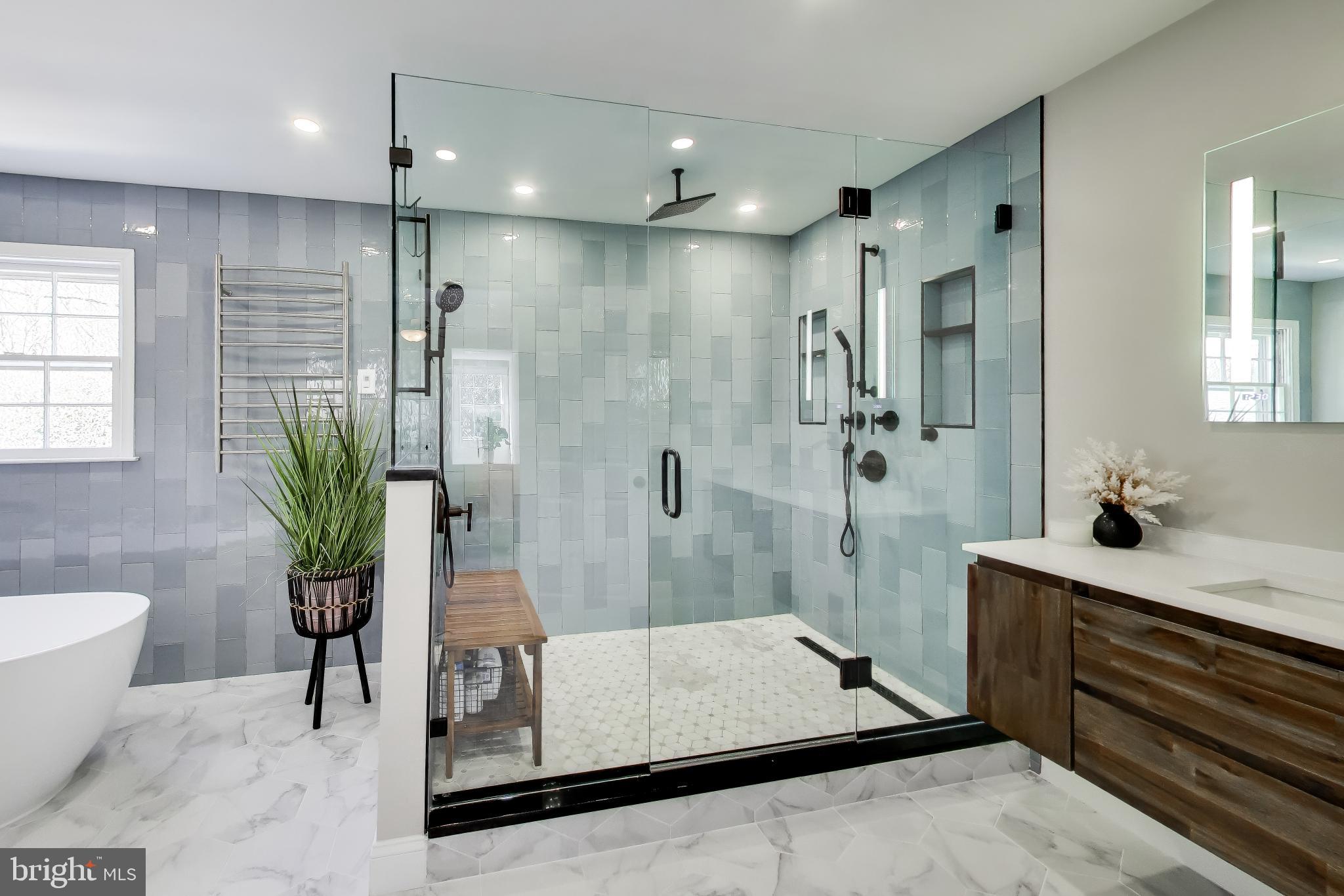 10150 Red Spruce Road Fairfax, VA 22032 - Photo 26 of 70 Completely Remodeled Primary Spa-Inspired Bathroom