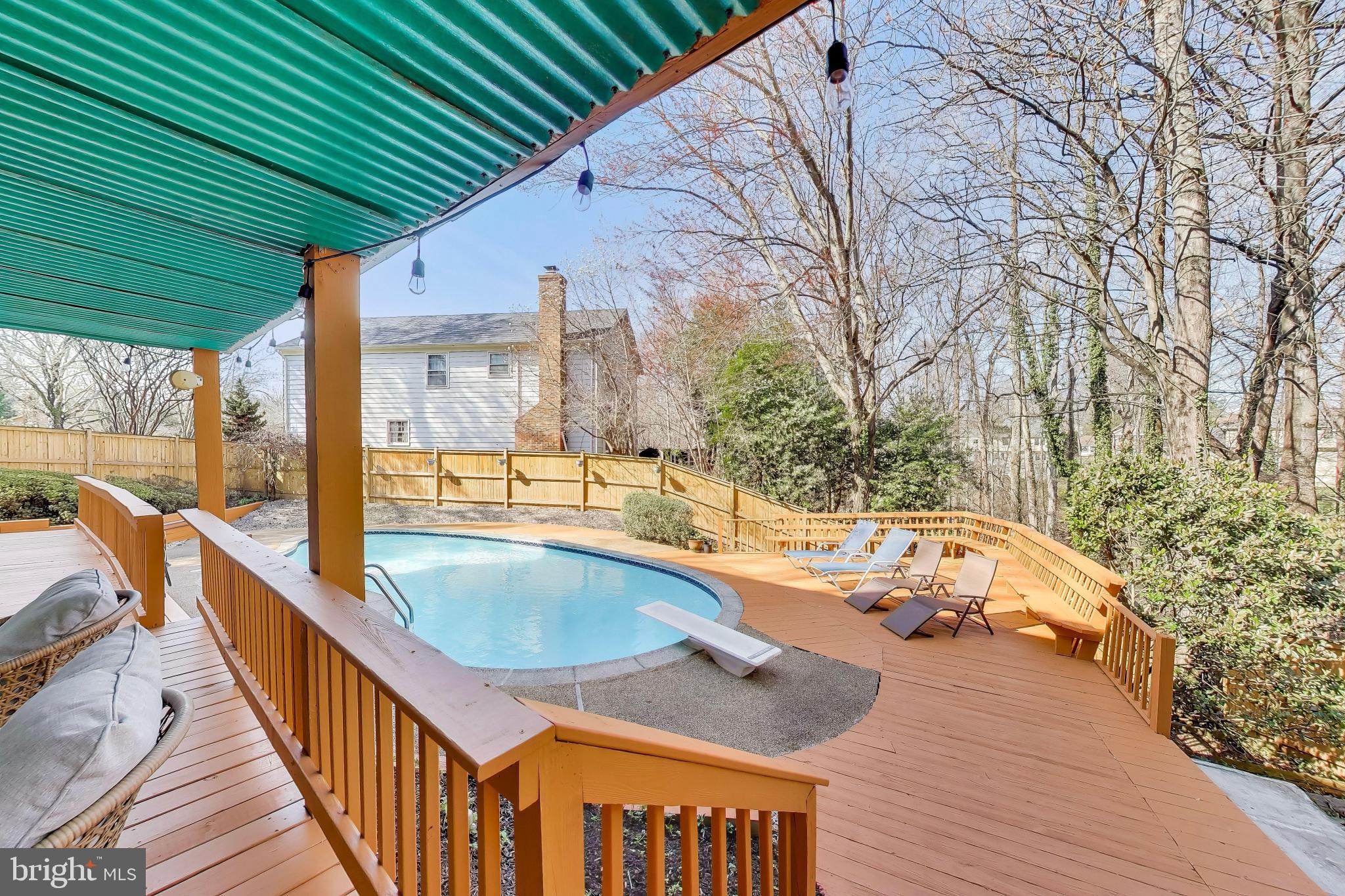 10150 Red Spruce Road Fairfax, VA 22032 - Photo 51 of 70 View from Lower Covered Deck