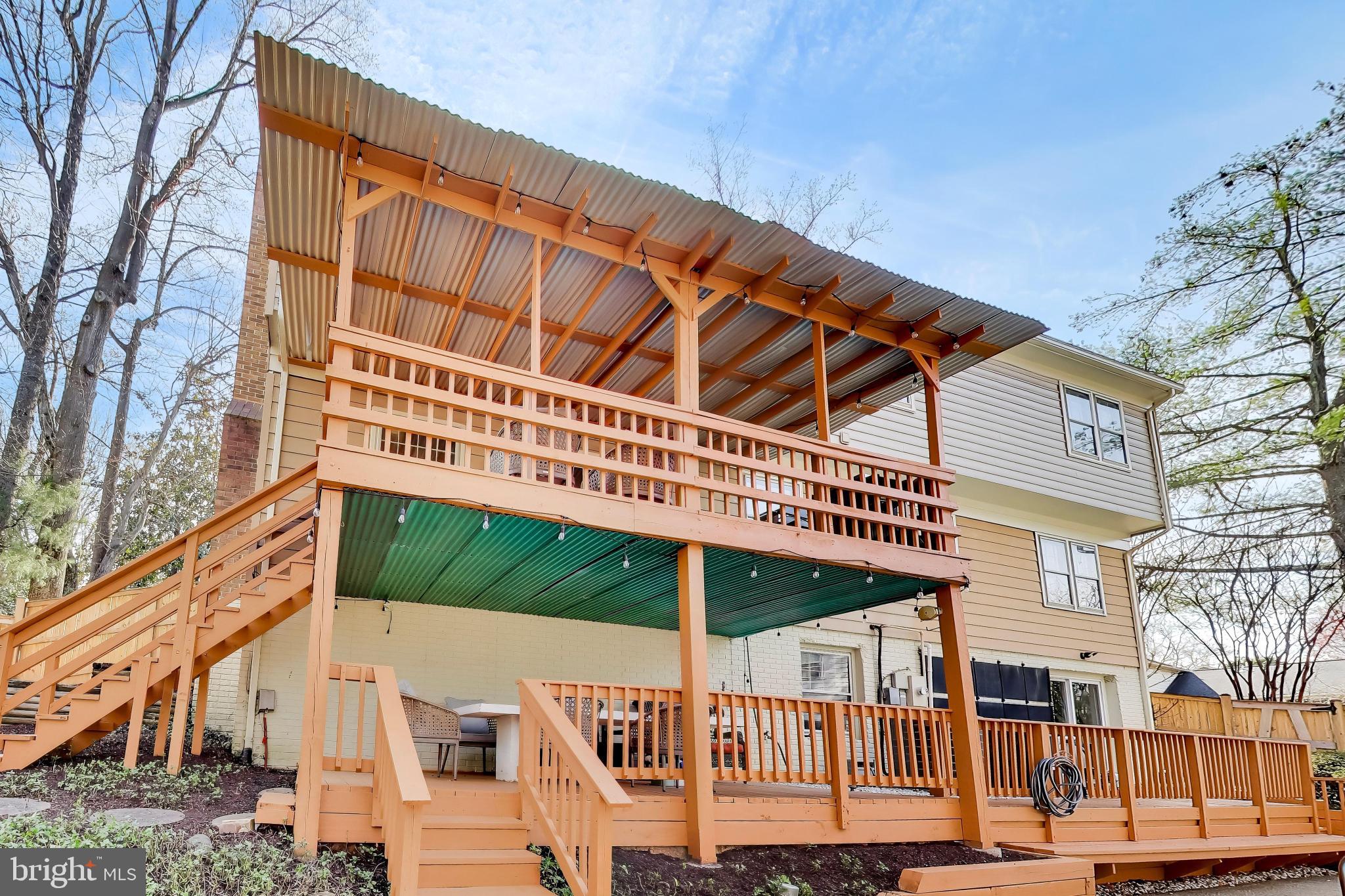10150 Red Spruce Road Fairfax, VA 22032 - Photo 54 of 70 Dual-Level Covered Deck Area