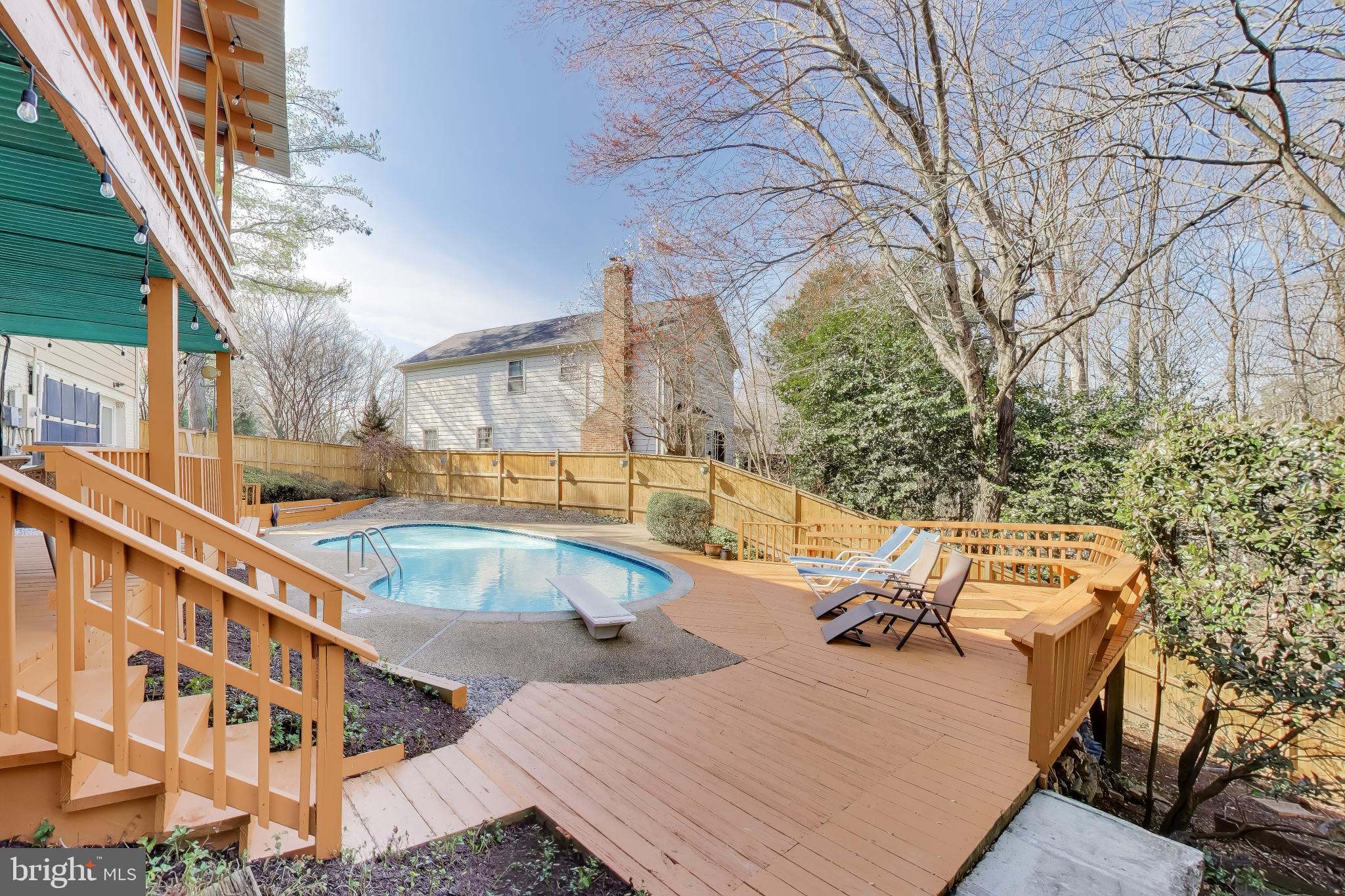 10150 Red Spruce Road Fairfax, VA 22032 - Photo 58 of 70 Roomy Deck Area Great for Poolside Lounging