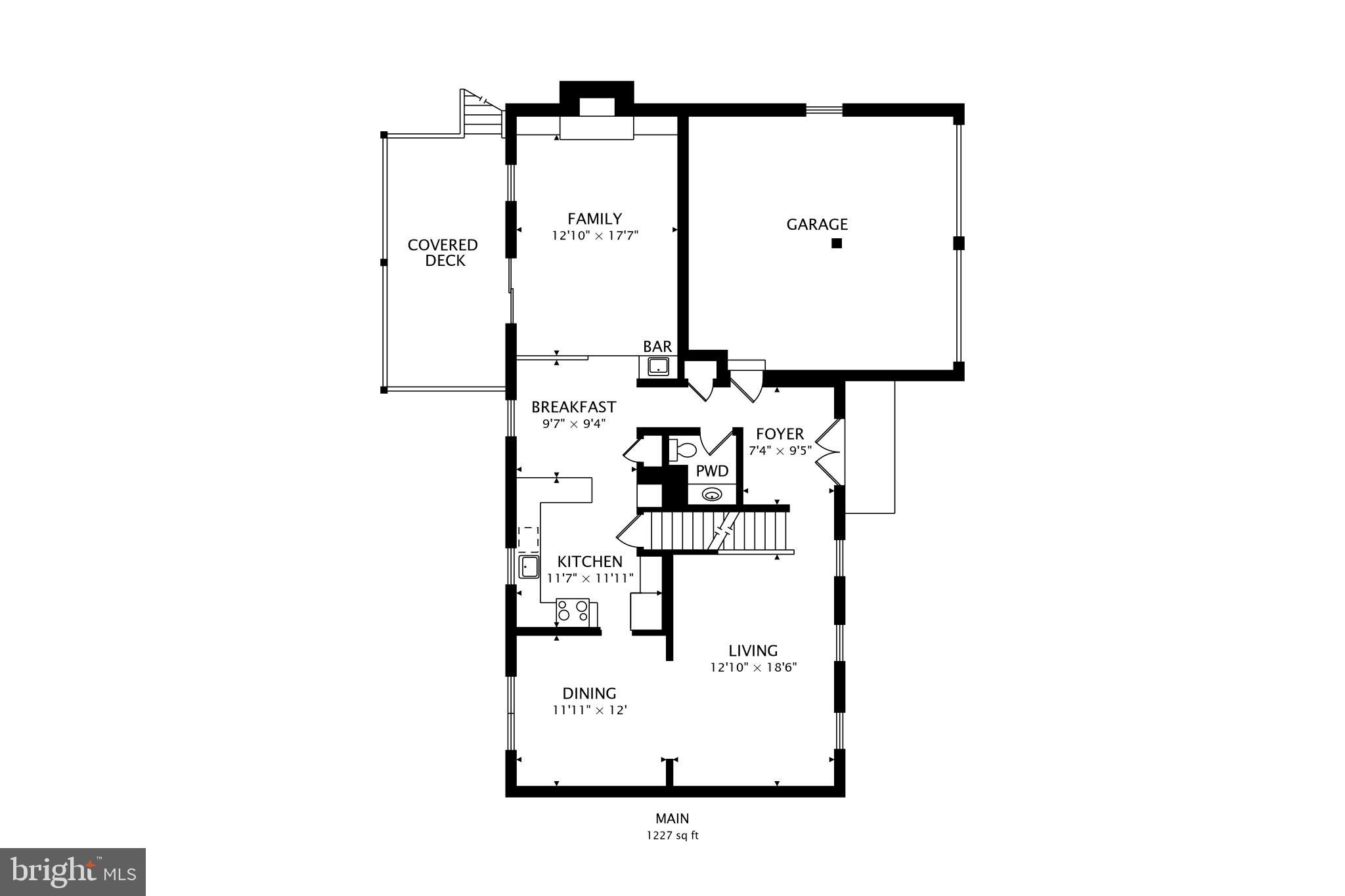 10150 Red Spruce Road Fairfax, VA 22032 - Photo 68 of 70 Main Level Floor Plan