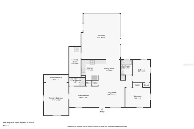 $265,000 | 844 Teague Street, Daytona Beach, FL 32119
