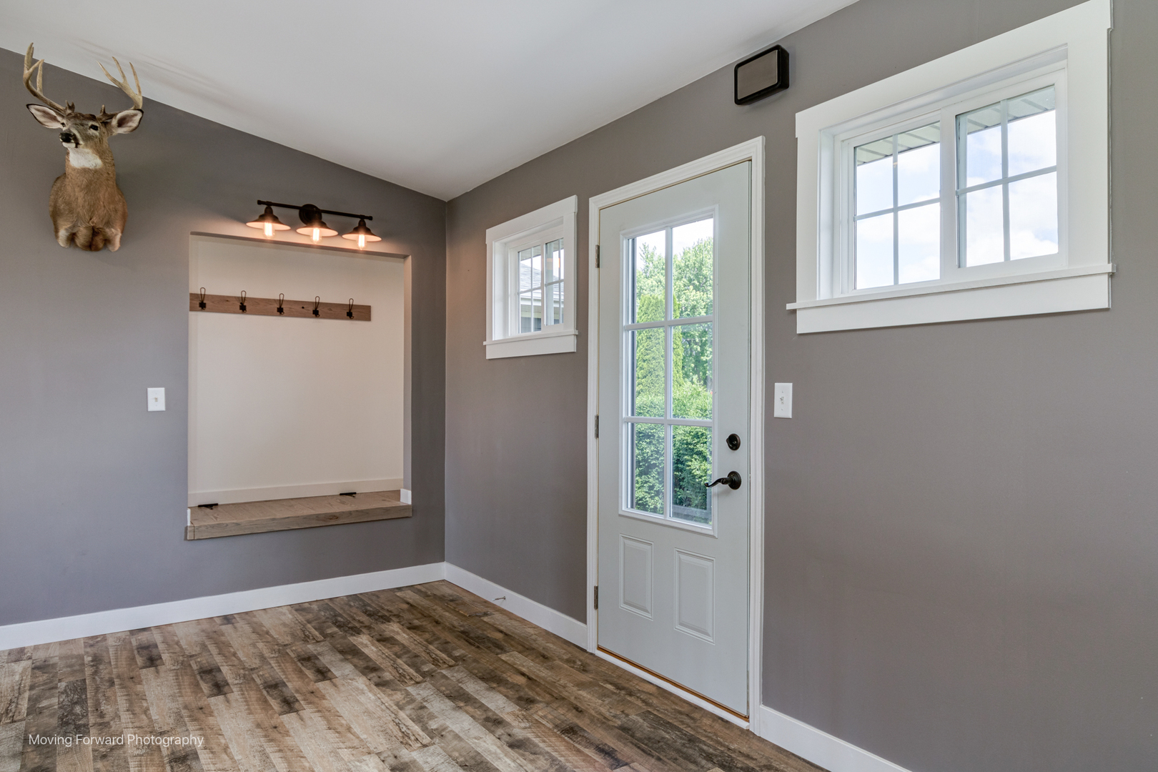 163 Chicago Road Paw Paw, IL 61353 - Photo 4 of 35 a view of an empty room and window