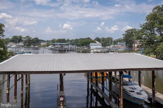 a view of a lake from a balcony