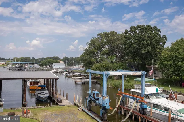 a view of a lake from a balcony