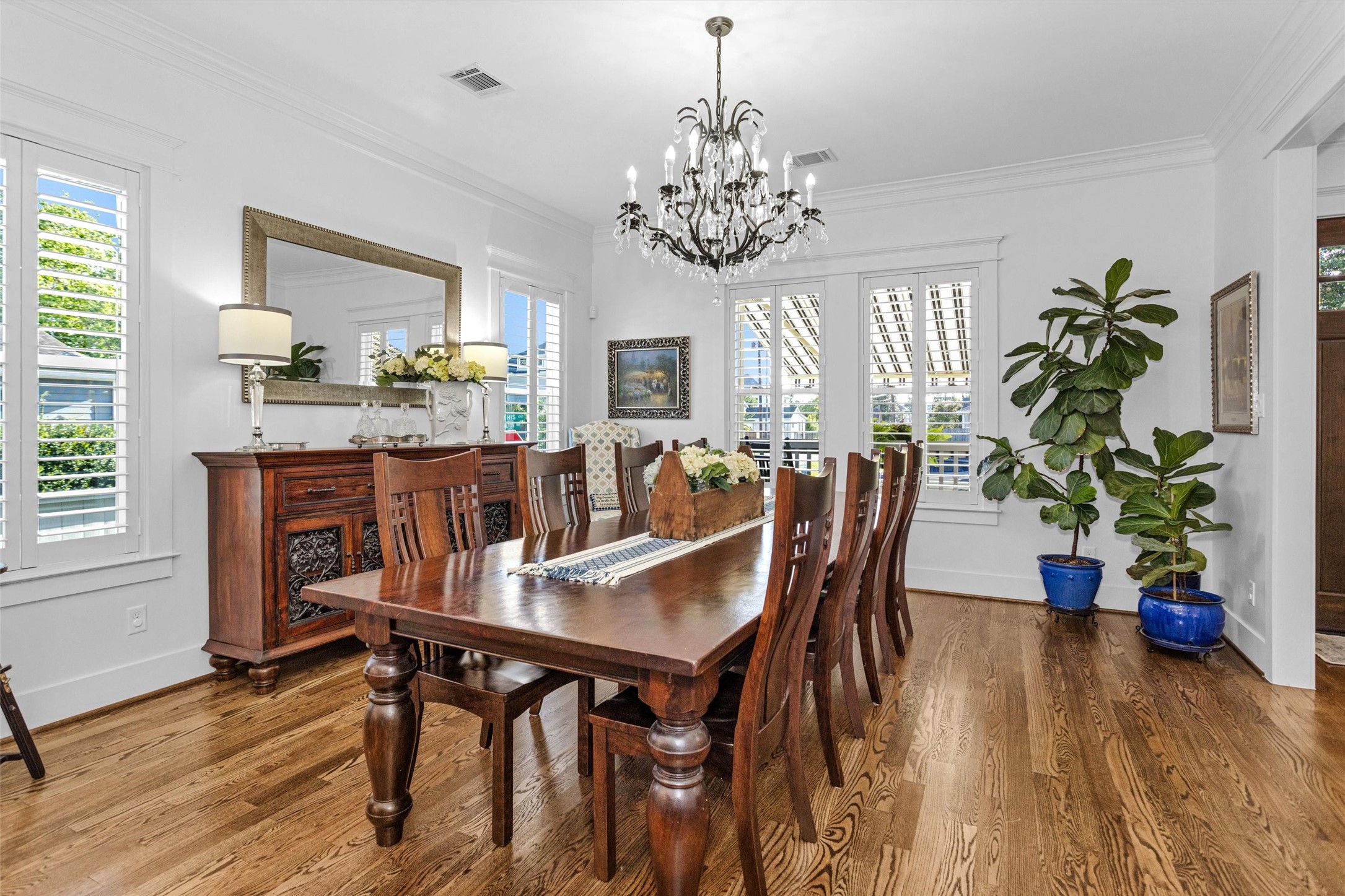 1202 Walton Street Houston, TX 77009 - Photo 7 of 32 Elegant Dining Room Perfect for Family Gatherings and Holiday Celebrations