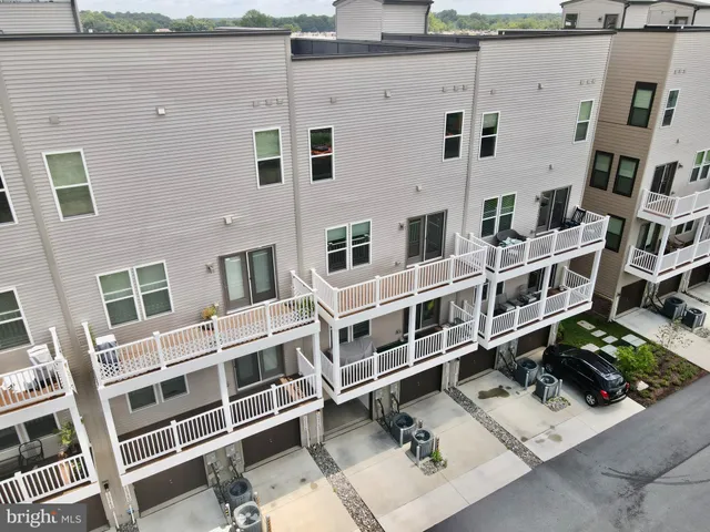 a view of a large building with many windows