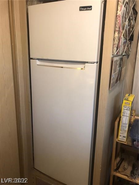 209 Euclid Avenue Goldfield, NV 89013 - Photo 12 of 18 Kitchen view of freestanding refrigerator