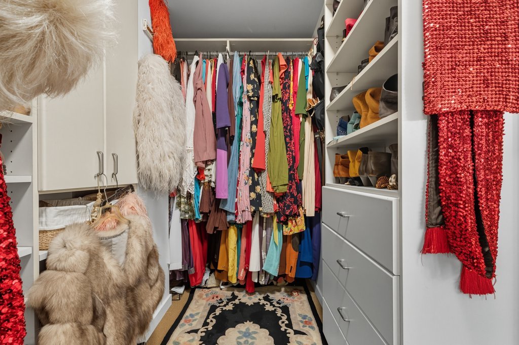 1000 North Lake Shore Plaza, Unit 13A Chicago, IL 60611 - Photo 23 of 30 a view of walk in closet with clothes and shoes