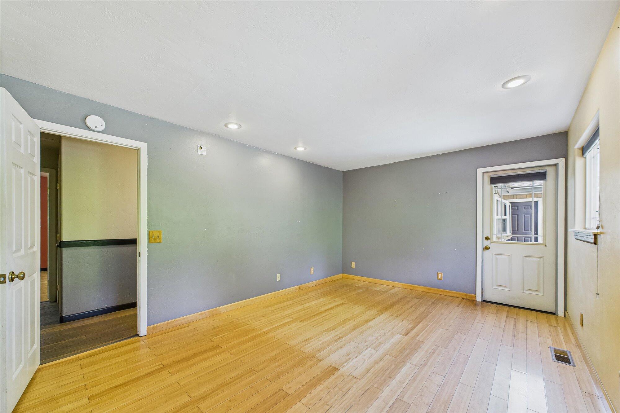 1945 Grange Road McKinleyville, CA 95519 - Photo 39 of 62 a view of empty room with wooden floor