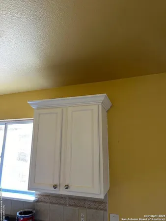 a view of small space with a window