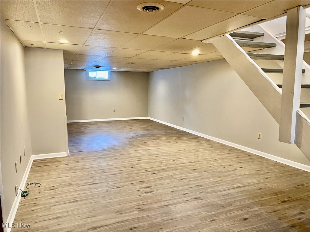 89 Bowhall Road Painesville, OH 44077 - Photo 17 of 23 LL Rec Rm, new luxury vinyl flooring
