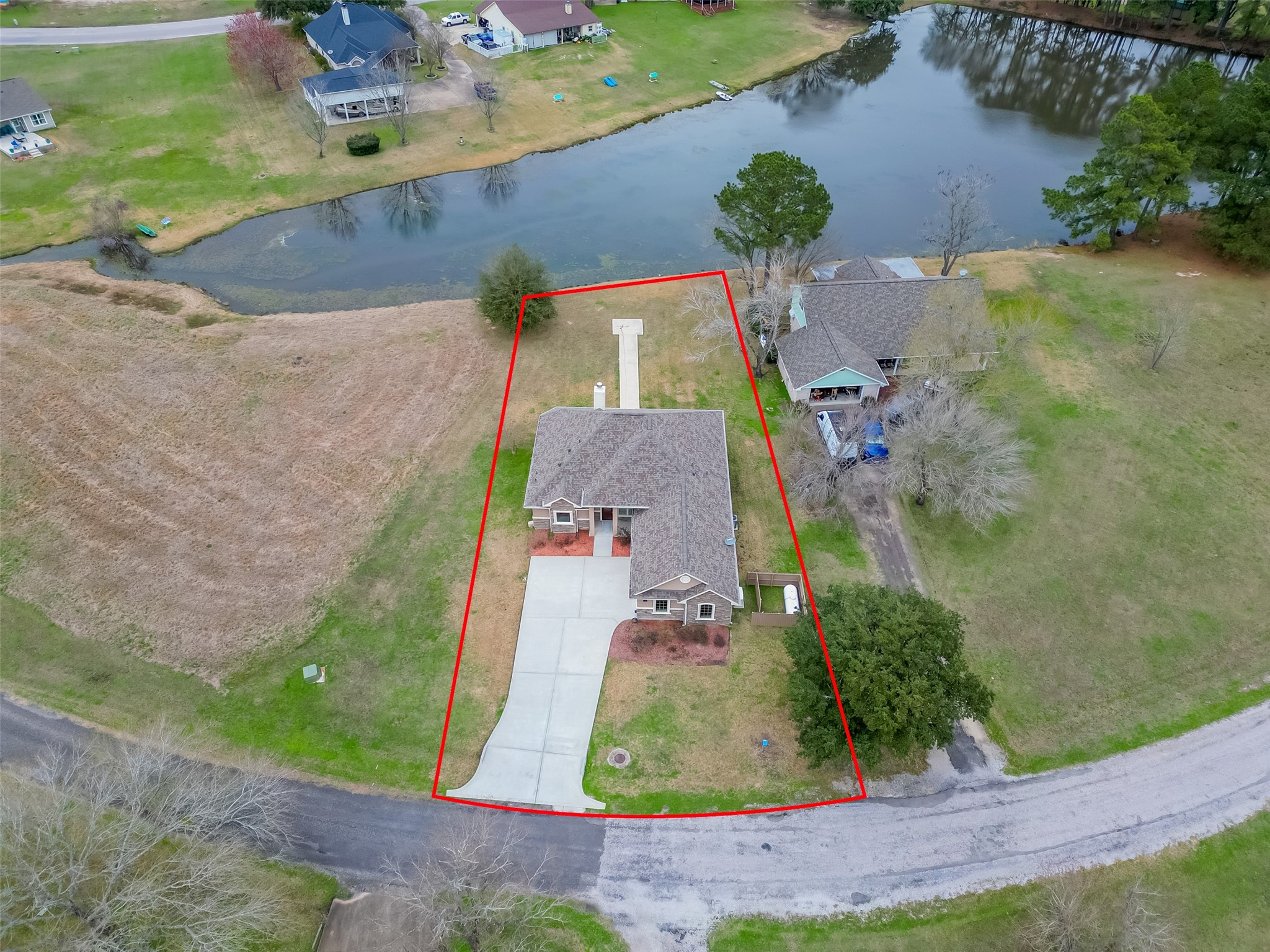 11 Bluebonnet Trinity, TX 75862 - Photo 39 of 46 an aerial view of a house