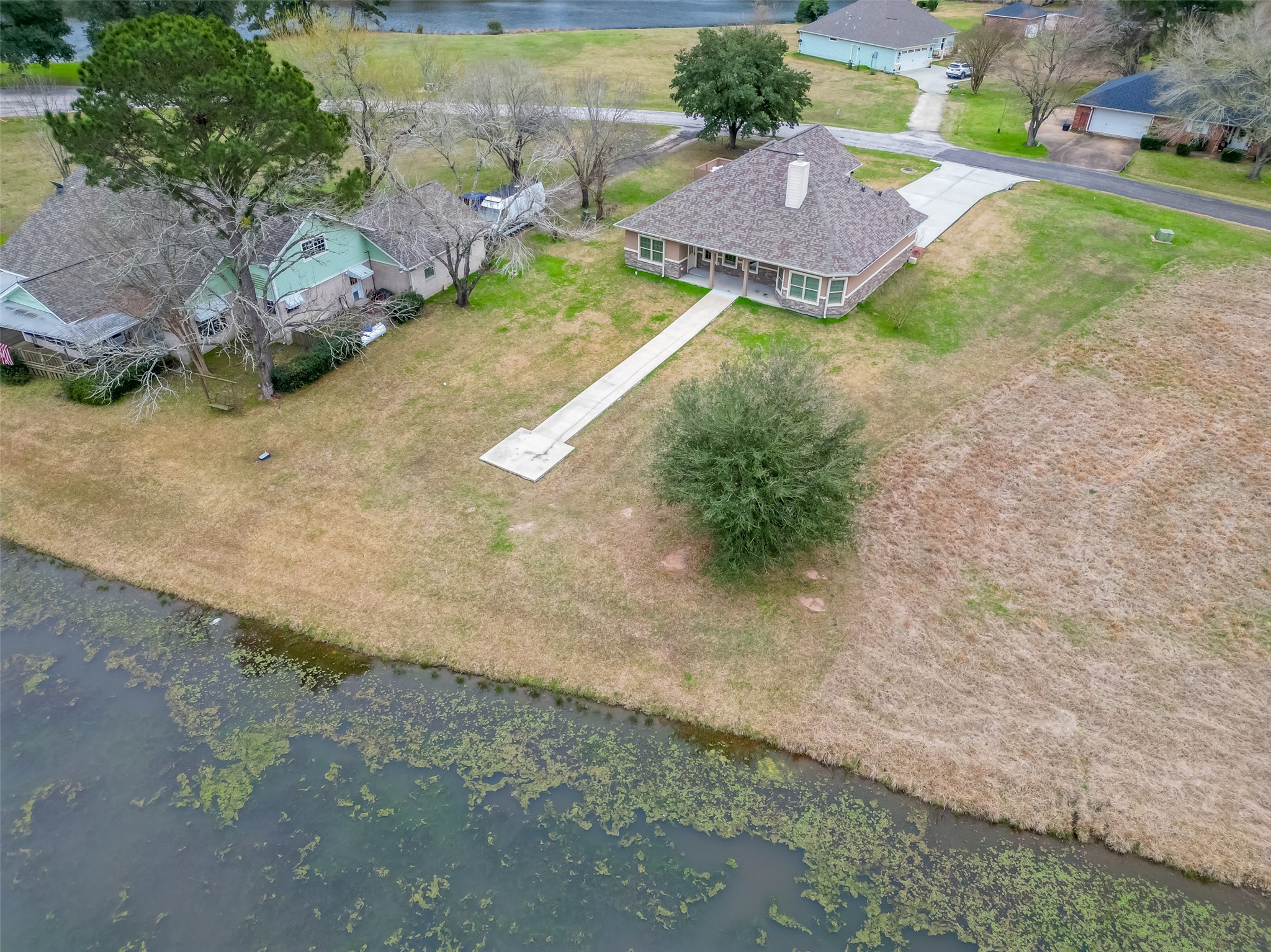 11 Bluebonnet Trinity, TX 75862 - Photo 44 of 46 a view of a backyard with an outdoor space