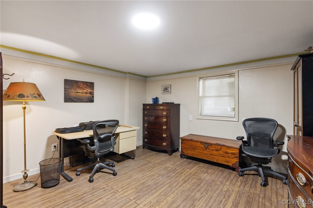 126 Beverly Road Ashland, VA 23005 - Photo 23 of 30 a view of a workspace with furniture and a window