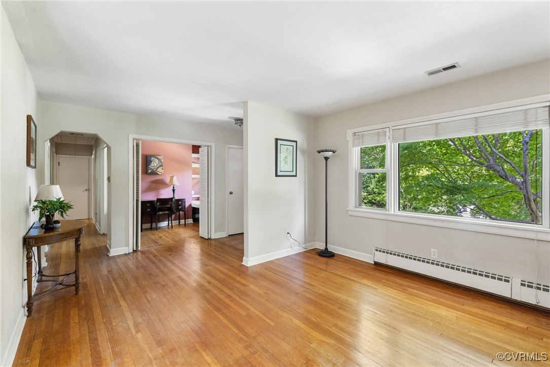 126 Beverly Road Ashland, VA 23005 - Photo 6 of 30 a view of a livingroom with furniture hardwood floor and a window