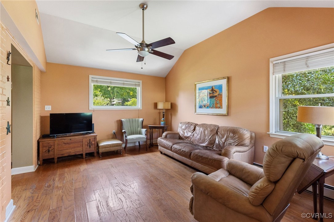 126 Beverly Road Ashland, VA 23005 - Photo 9 of 30 a living room with furniture and a flat screen tv