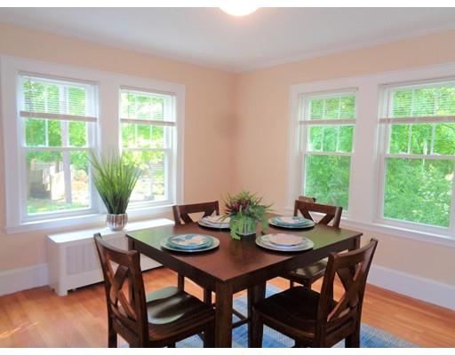 17 Ireland Road Newton, MA 02459 - Photo 4 of 24 a view of a dining room with furniture window and outside view