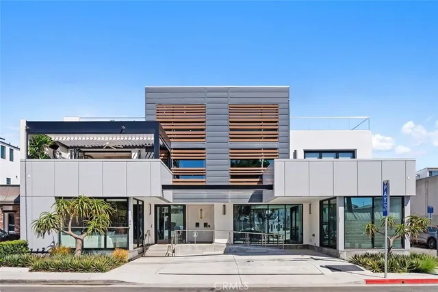 a view of a building with a street