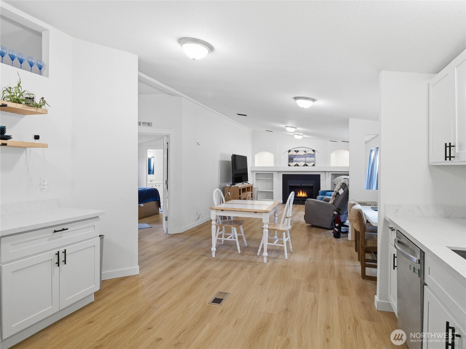15429 107th Loop Southeast Yelm, WA 98597 - Photo 10 of 29 a living room with furniture and a wooden floor