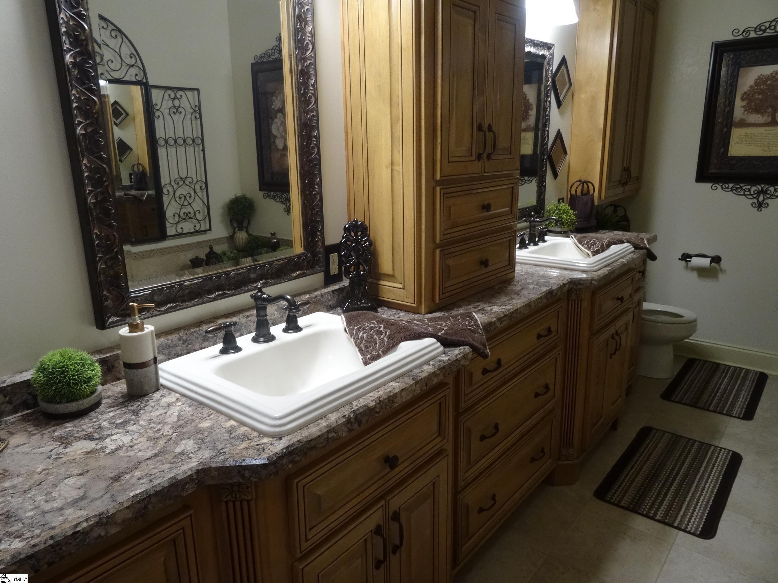 1170 Old Dacusville Road Easley, SC 29640 - Photo 17 of 35 double vanity and more custom cabinetry