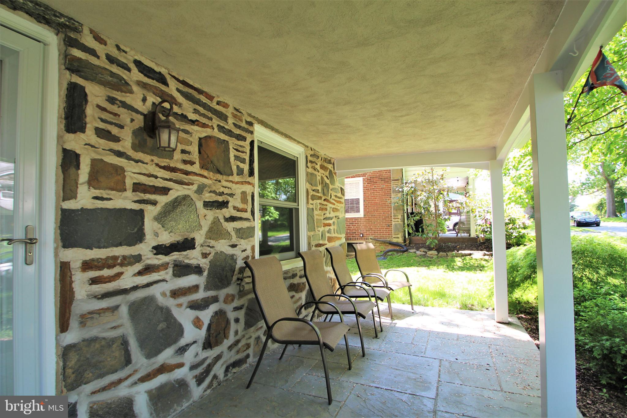 64 West Princeton Road Bala Cynwyd, PA 19004 - Photo 3 of 29 Covered stone porch