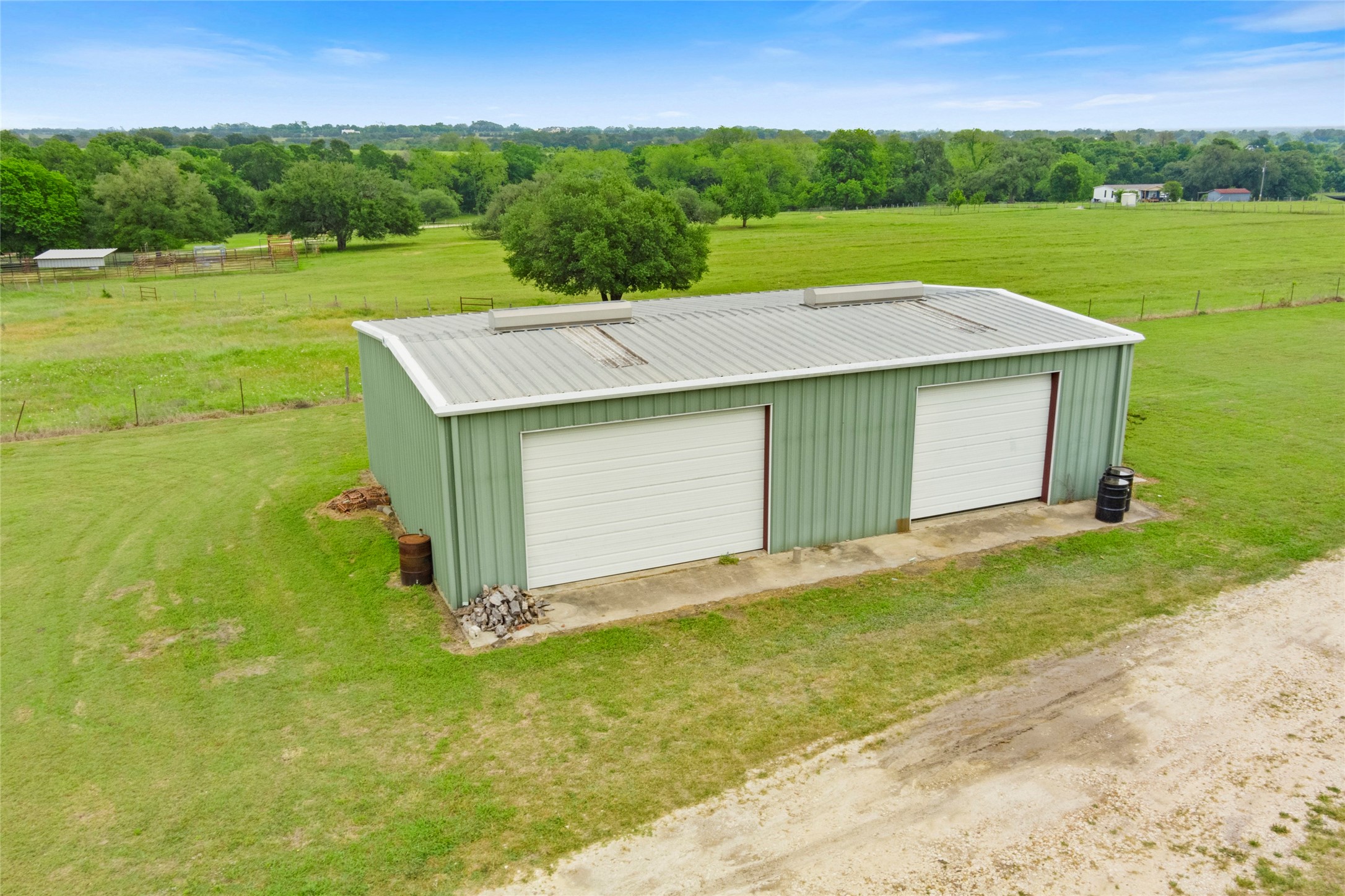 5750 Cedar Hill Road Brenham, TX 77833 - Photo 42 of 46 This impressive 50x30 ft shed provides all the outdoor storage you'll ever need, with the exciting option of creating your own man cave.