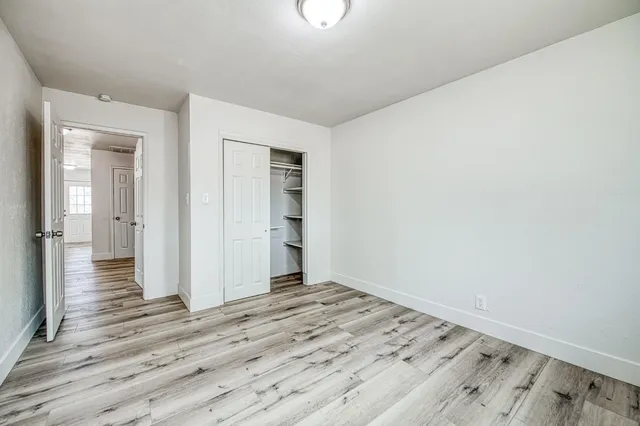 wooden floor in an empty room