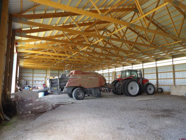 a view of a car in garage