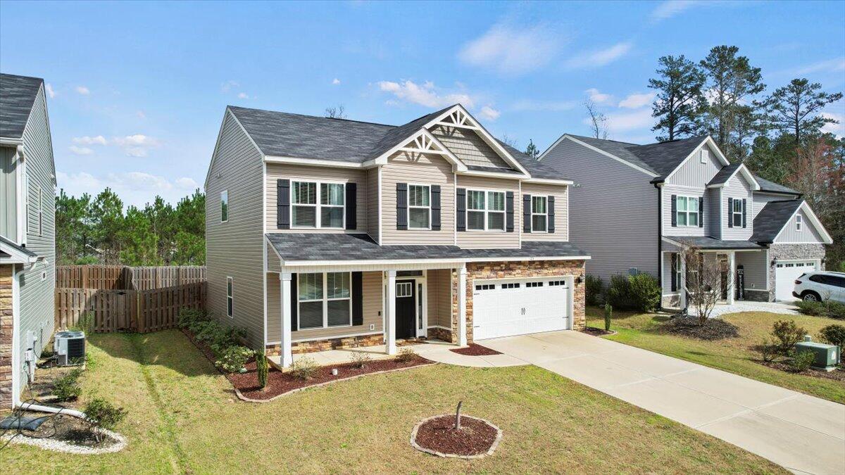 123 Swinton Pond Road Grovetown, GA 30813 - Photo 5 of 41 05-Front of Home Aerial
