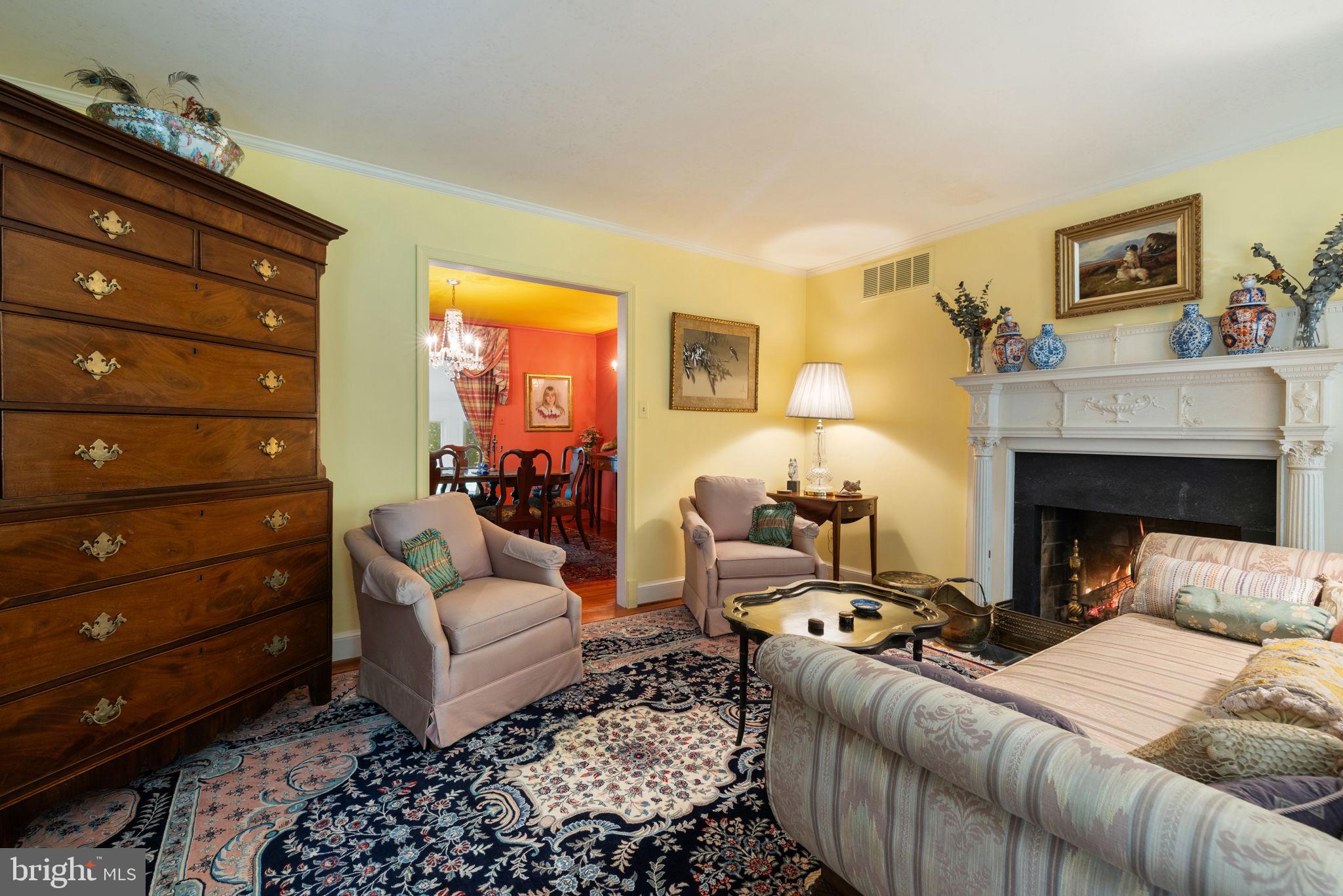 961 Summerville Road Boyce, VA 22620 - Photo 11 of 57 a living room with furniture and a fireplace