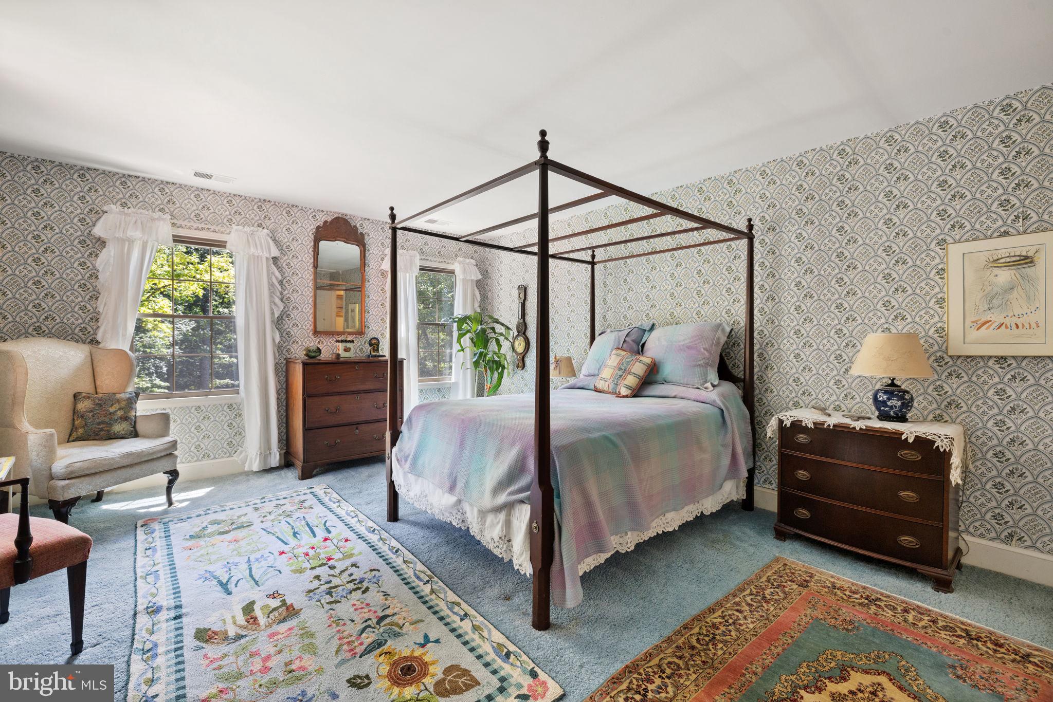 961 Summerville Road Boyce, VA 22620 - Photo 33 of 57 a bedroom with a bed window and a couch