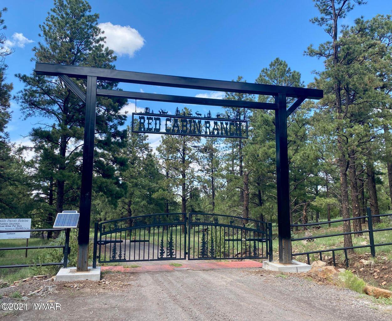 Lot 18 Red Cabin Ranch Vernon, AZ 85940 - Photo 3 of 18 Gated entrance