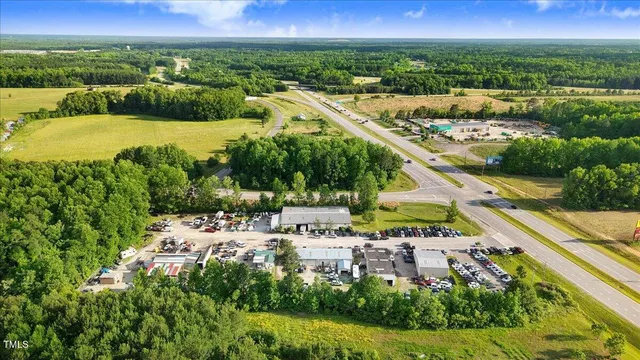 a view of a city with an ocean