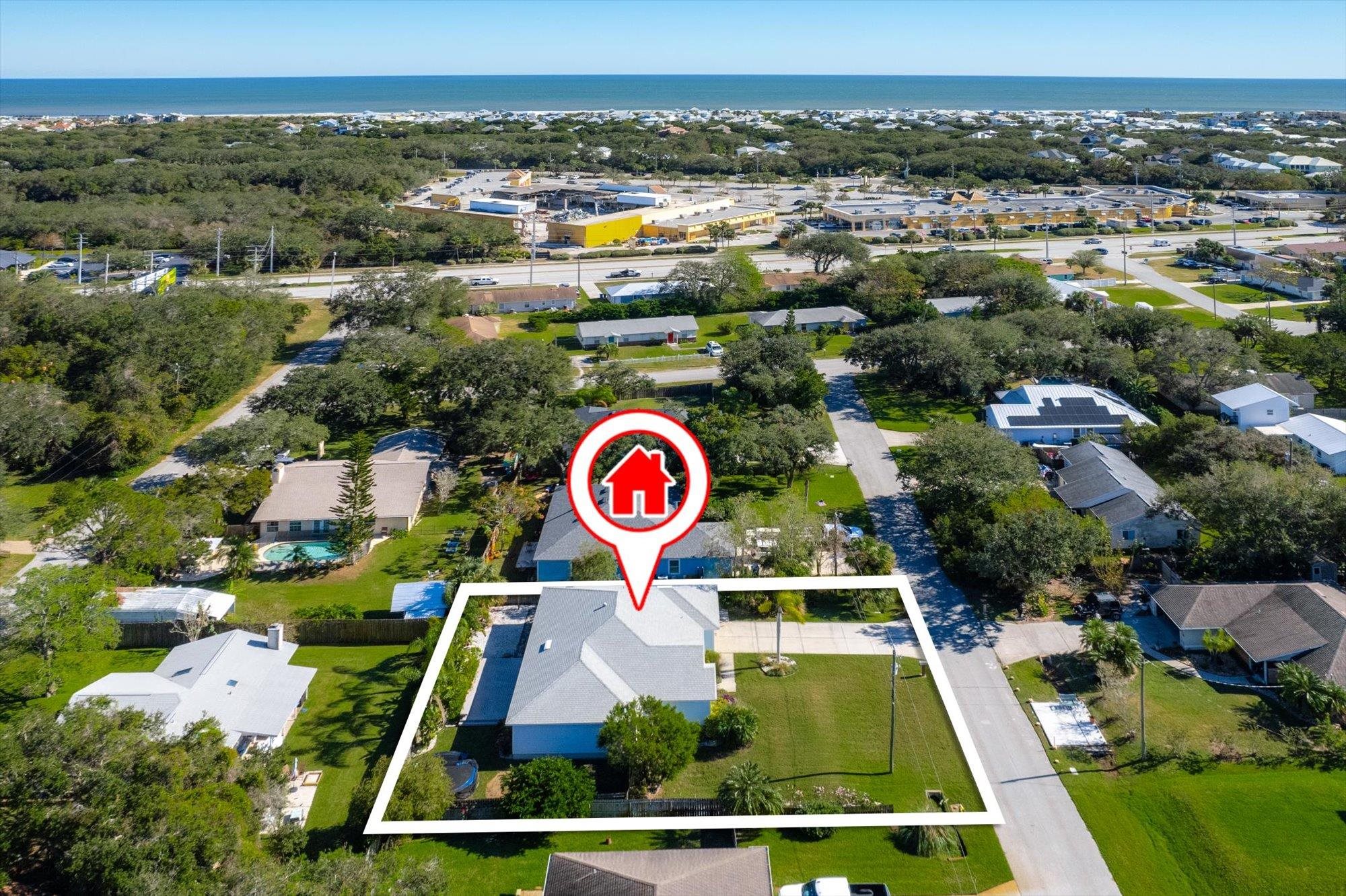 330 Biscayne Avenue St. Augustine, FL 32080 - Photo 3 of 49 an aerial view of residential houses with outdoor space and swimming pool