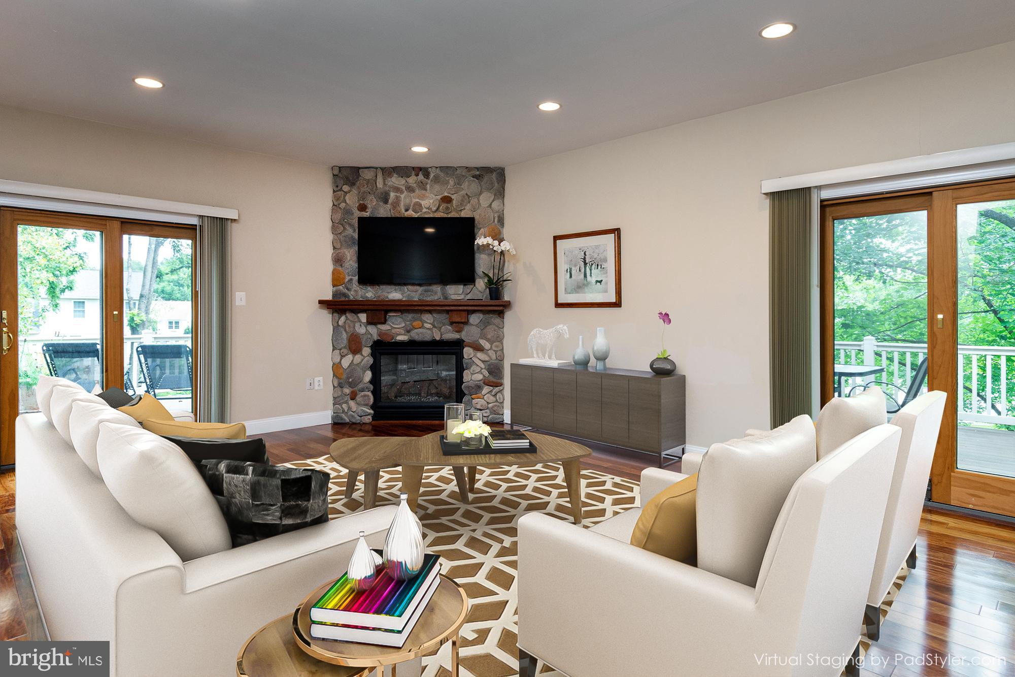24515 Ridge Road Damascus, MD 20872 - Photo 15 of 53 Living room virtually staged