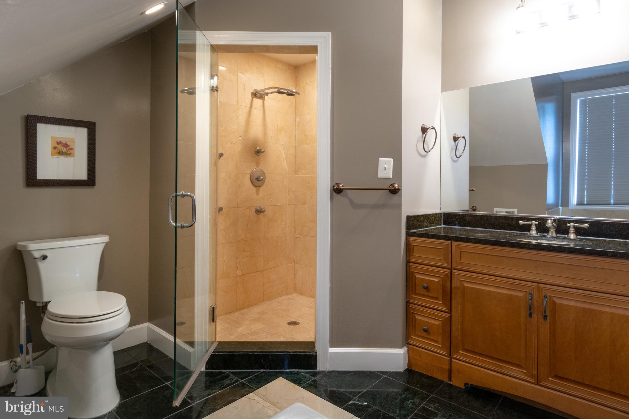 24515 Ridge Road Damascus, MD 20872 - Photo 23 of 53 Primary bath with walk-in shower and jacuzzi tub