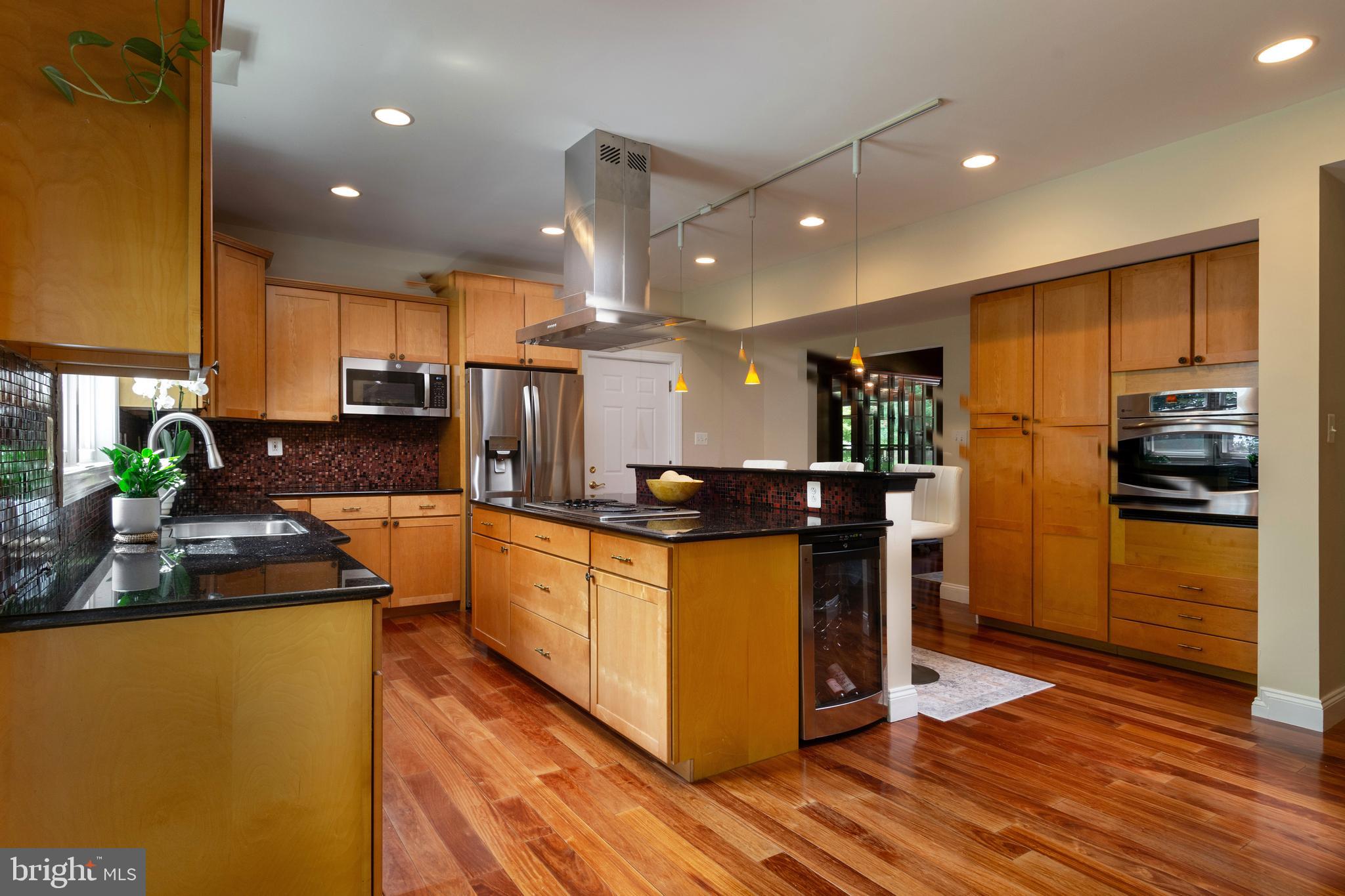 24515 Ridge Road Damascus, MD 20872 - Photo 9 of 53 Gourmet kitchen with wine fridge