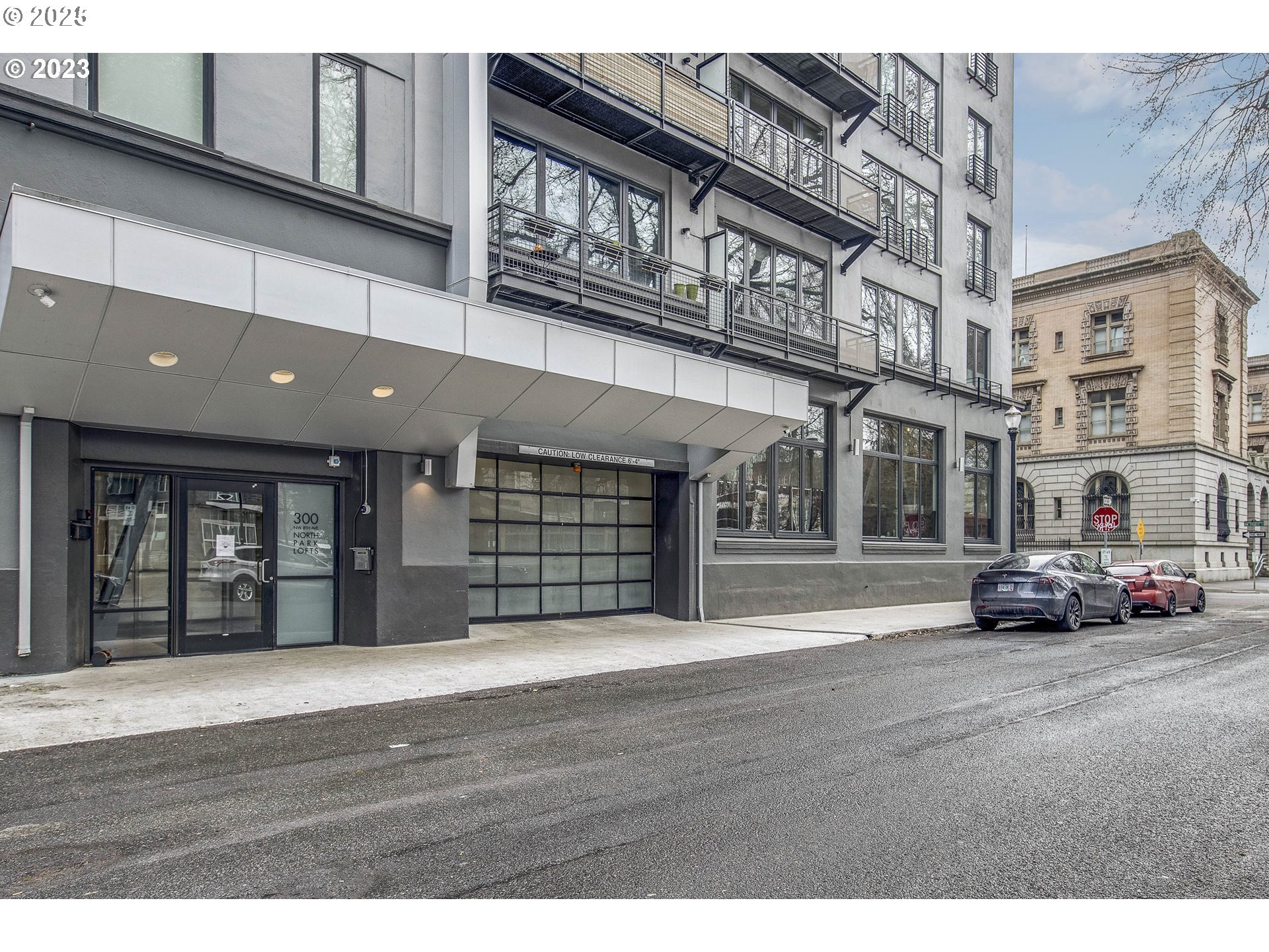 300 Northwest 8th Avenue, Unit 401 Portland, OR 97209 - Photo 27 of 37 a view of a car park in front of a building