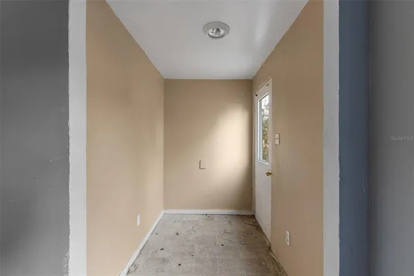 a view of an empty room