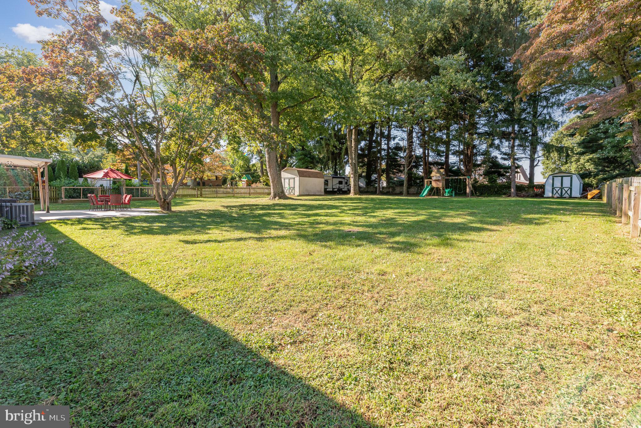 1312 Vermont Road Bel Air, MD 21014 - Photo 28 of 30 Fully fenced rear with 2 sheds and playground