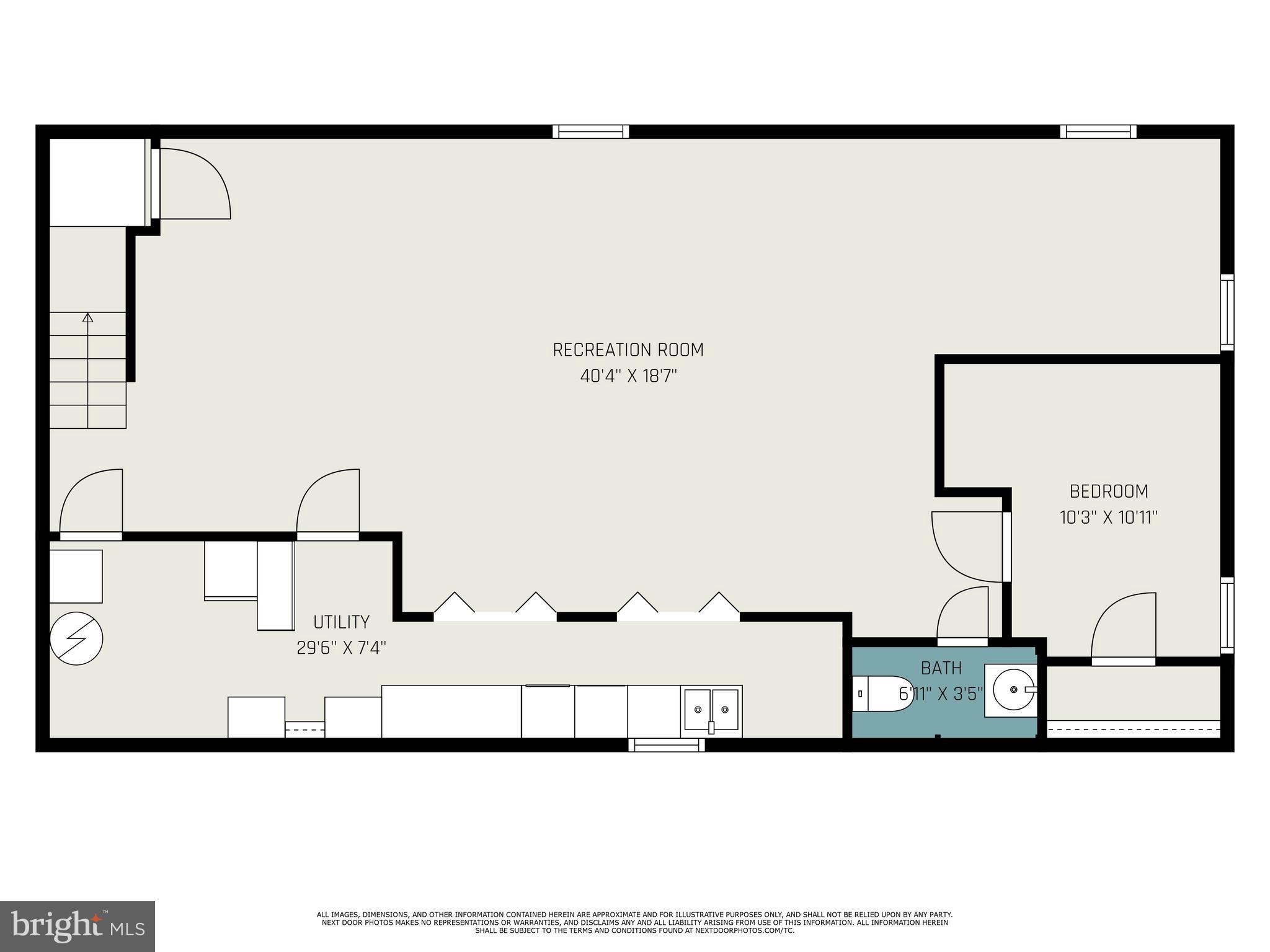 1312 Vermont Road Bel Air, MD 21014 - Photo 30 of 30 Lower-level floor plan