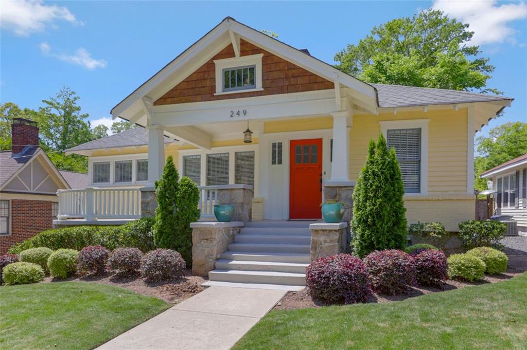 249 Second Avenue Decatur, GA 30030 - Photo 1 of 1 a front view of a house with a garden