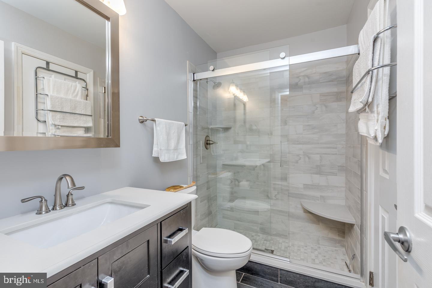 418 Apple Road Edgewater Park, NJ 08010 - Photo 16 of 39 Main floor level primary bathroom