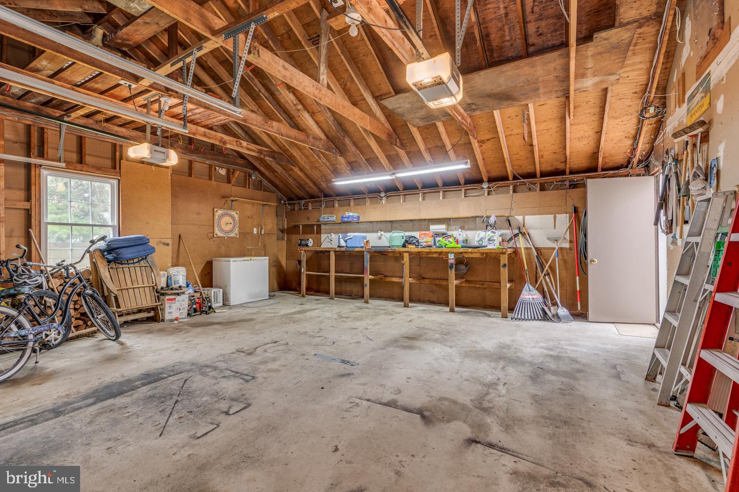 418 Apple Road Edgewater Park, NJ 08010 - Photo 30 of 39 Huge 2 car garage with work area