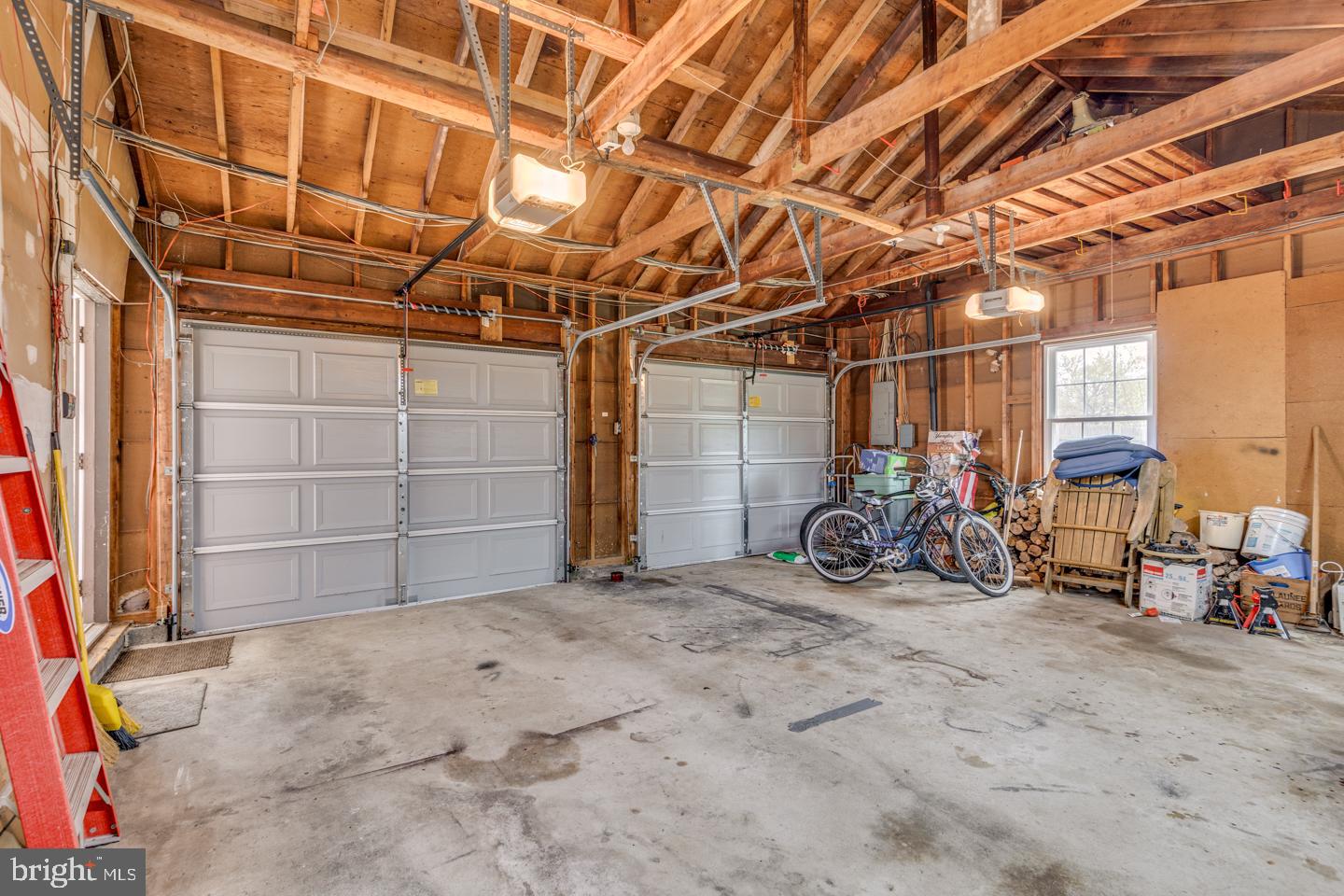 418 Apple Road Edgewater Park, NJ 08010 - Photo 31 of 39 Huge 2 car garage with work area