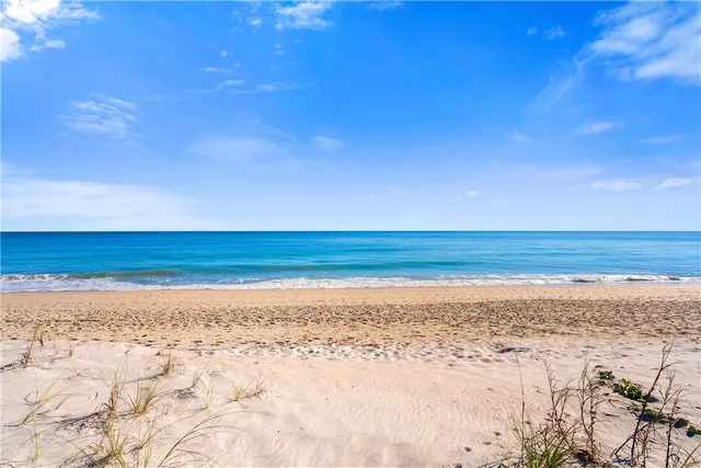 a view of ocean view with beach