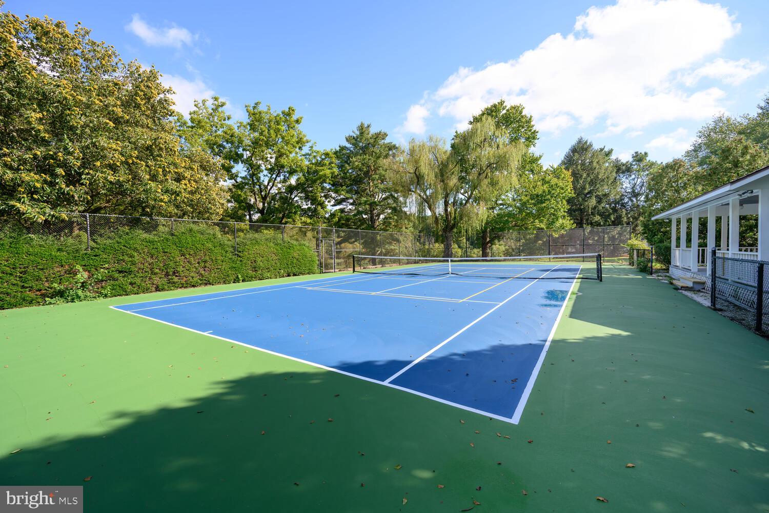 28923 Island Creek Road Trappe, MD 21673 - Photo 19 of 95 Recently refurbished tennis/pickleball court